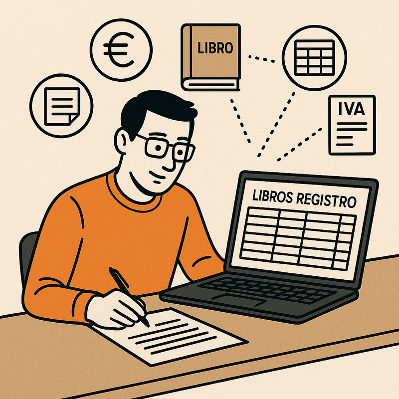 libros registro autónomos