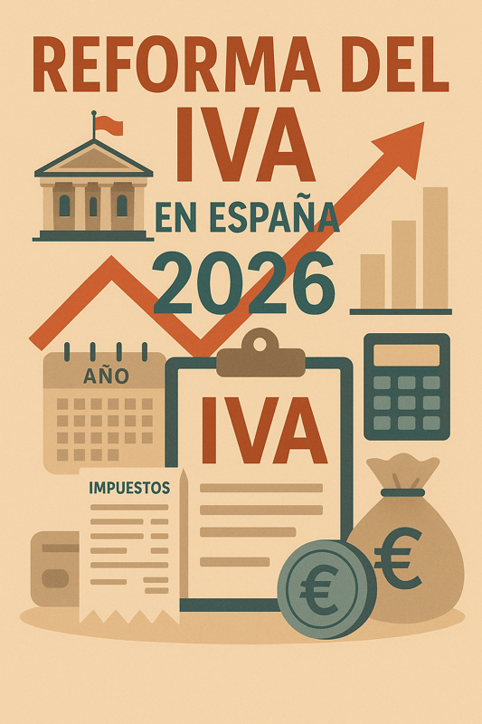 Ilustración sobre la reforma del IVA en España prevista para 2026