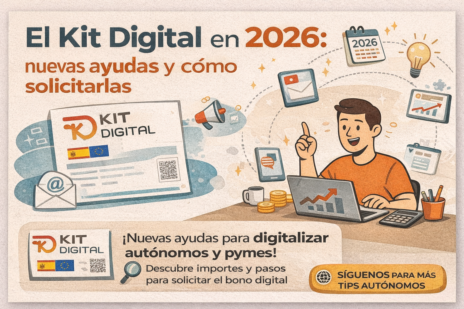 Kit Digital 2026: nuevas ayudas y cómo solicitarlas paso a paso