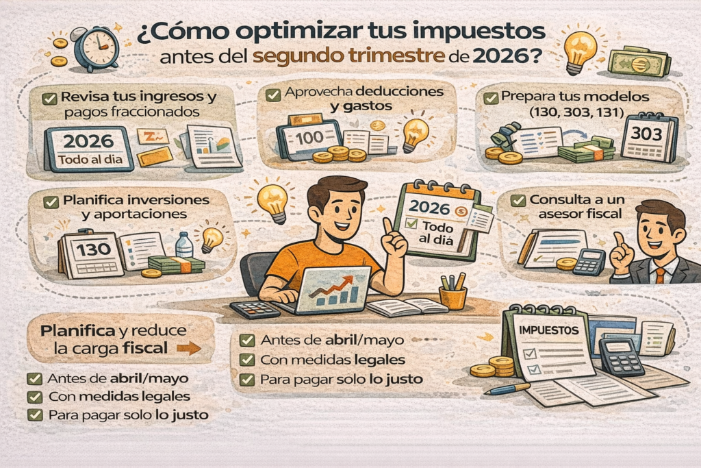 Cómo reducir el pago de tus impuestos antes del segundo trimestre